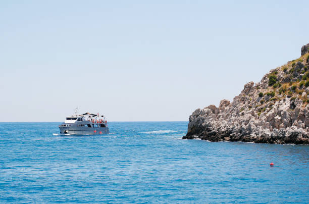 Beautiful view of Antalia harbor, Turkey