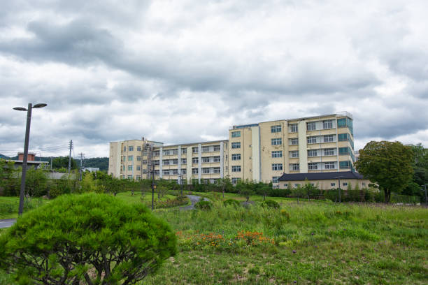 Duksung Girls' Middle School in Hwadong Seoul Korea. 서울 화동 덕성여자중학교