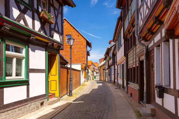 istock Medieval street in Wernigerode, Germany 2165795792
