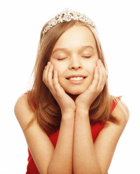 Portrait of a smiling little girl.