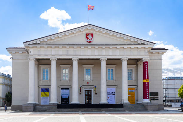 Vilnius, Lithuania. June 28, 2024. Vilnius City or Town Hall