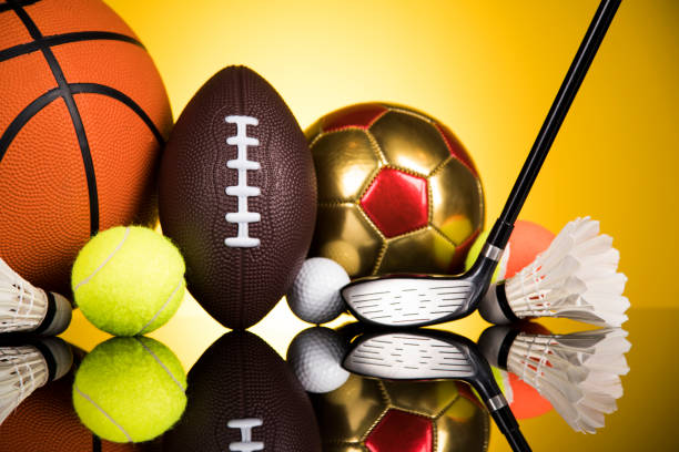 istock Sport equipment and balls 2165798990