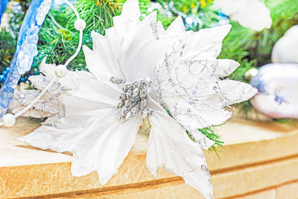 istock close-up decorative New Year's decoration.Preparing for Christmas 2165801590