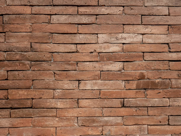 istock The pattern on the red brick is arranged without using cement, like the installation during the Javanese kingdom 2165801770