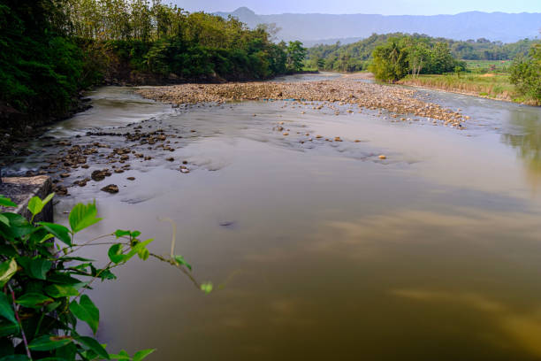 istock River view with calm water during the day 2165804282