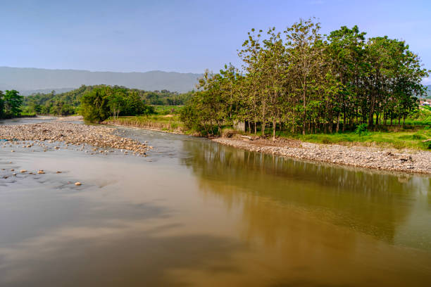 istock River view with calm water during the day 2165804288