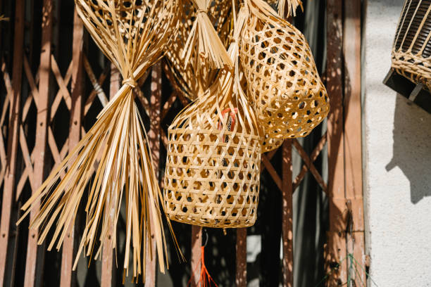 Bamboo craft shop in Chiang Mai, Thailand
