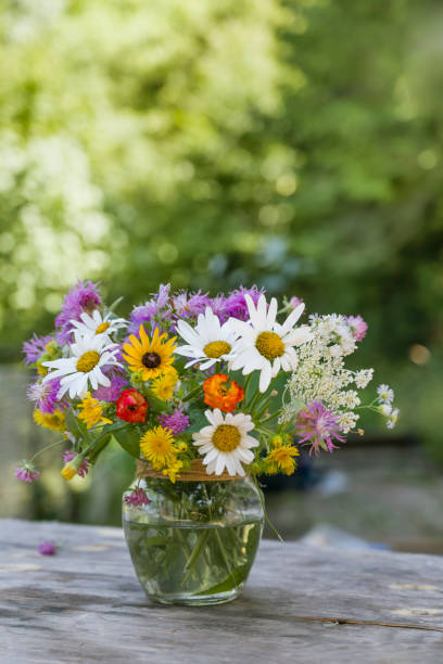 istock Beautiful Wild summer  flowers in vase 2165814144