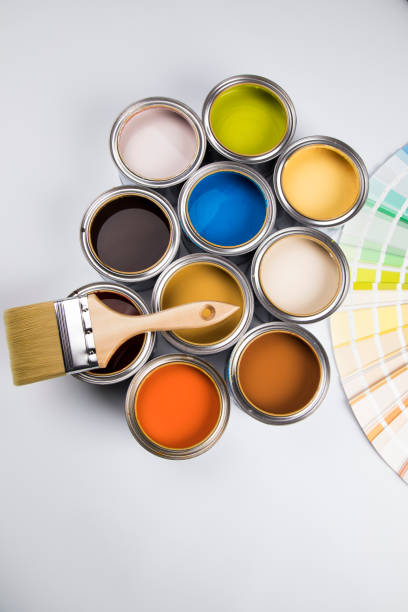 istock Can with paint and paintbrush 2165815500
