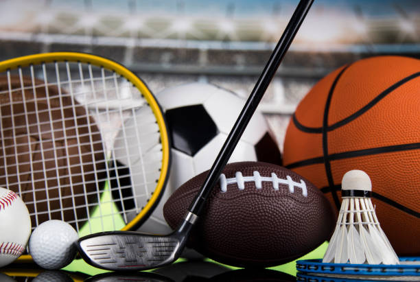 istock Sports balls with equipment 2165815723