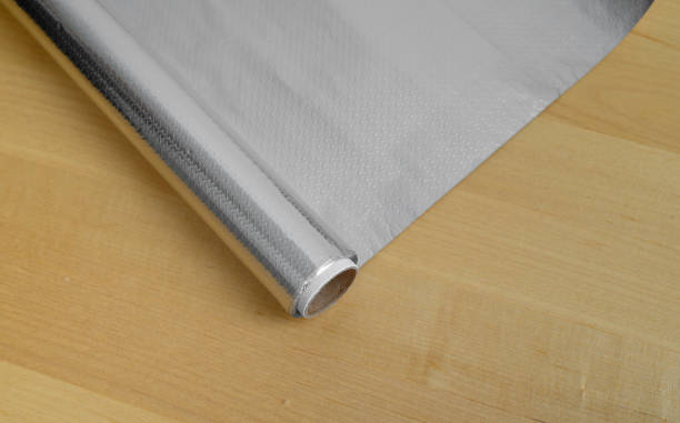 istock Roll of wrapped aluminum foil, one item 2165816127