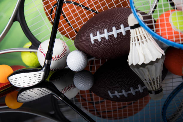 istock Sports balls with equipment 2165816391