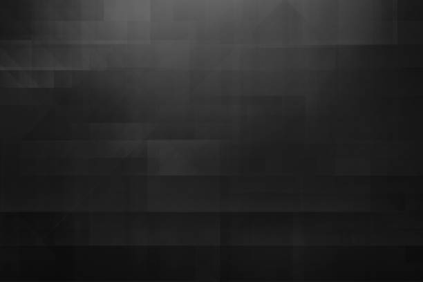 istock Abstract Black Modern Futuristic Background with Geometric Shapes 2165818204