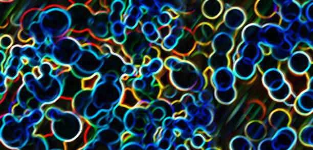 istock Defocused glittering background , christmas lights Abstract blurry bokeh backdrop 2165819127