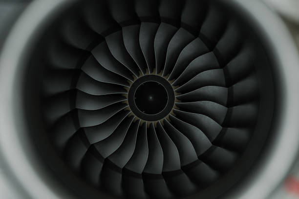 Close-up Of Jet Engine