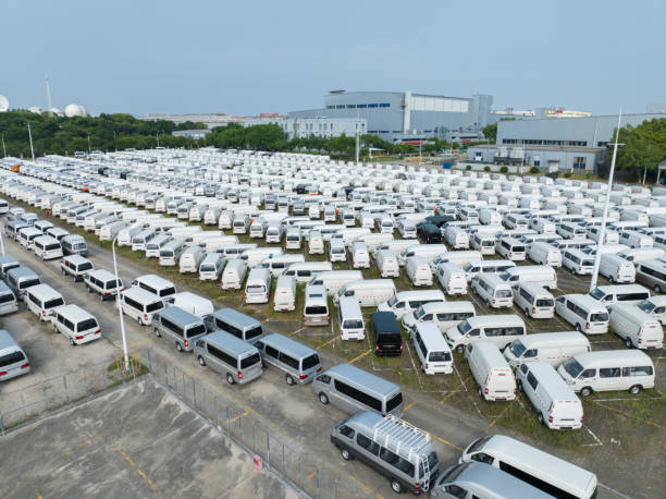 istock Newly produced electric van 2165827441