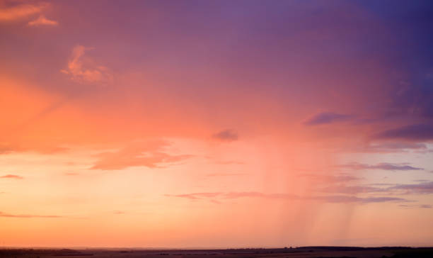 A stunning sunset over a ridge in silhouette.