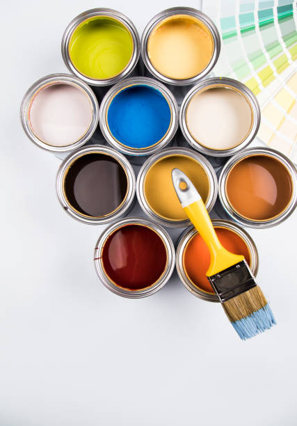 istock Can with paint and paintbrush 2165836042