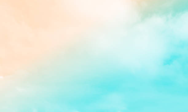 istock Beige sky green pastel summer background cloud sunset cloudy landscape dusk beautiful light wallpaper dramatic scenic sunrise gradient space skyline weather twilight sunny horizon scene peaceful. 2165836093