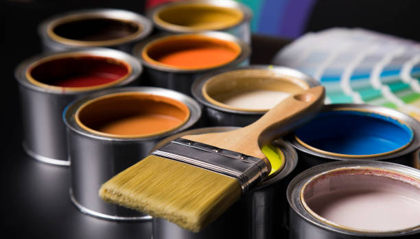 istock Can with paint and paintbrush 2165836897