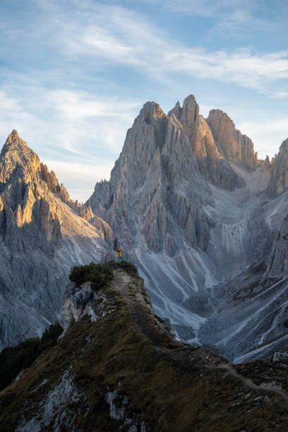 istock Caucasian Female Hiker Conquering Mountain Trail 2165844490