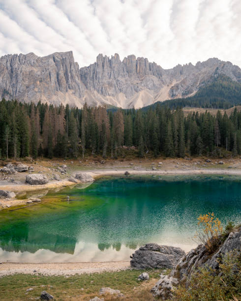 istock Serene Alpine Lake with Mountain Backdrop 2165844506