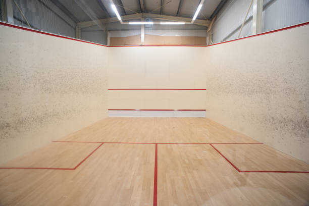 istock Empty squash court interior shot, no people 2165845760