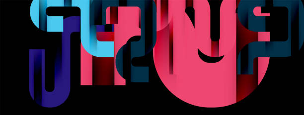istock Lines, abstract letter style design background. Geometric vector Illustration For Wallpaper, Banner, Background, Card, Book Illustration, landing page 2165846597