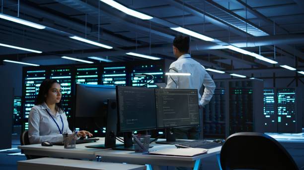 istock Data center agent providing logistics support to businesses 2165848910