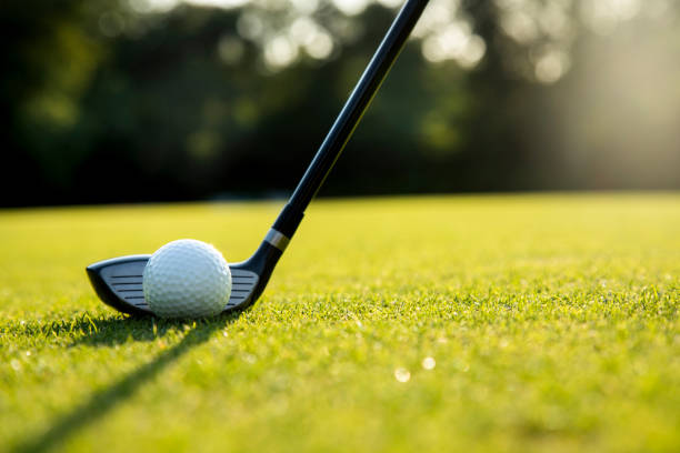 istock Playing Golf ball, course on a sunny day 2165851623