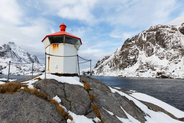 istock Small lighthouse in mountain area in Norway 2165857439