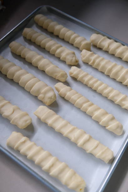 istock Making homemade cheese roll pastry. 2165867377
