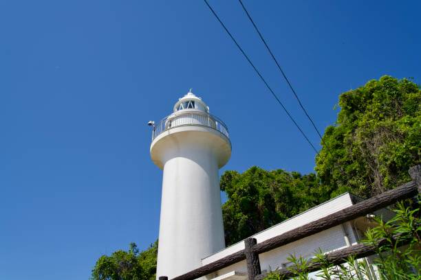 istock Blue sky and white Kochi Lighthouse 2165868881