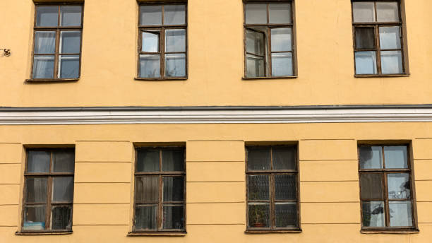 istock A tall building that features a large number of windows on its exterior 2165869351