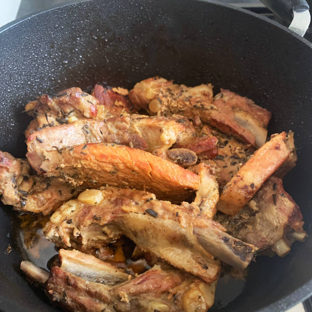 istock Homemade roasted lamb. 2165878833