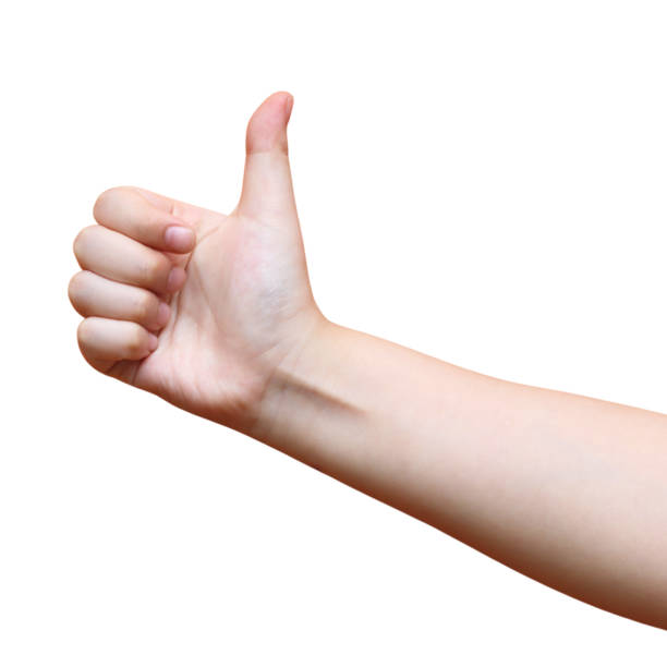 Children's hands making a \