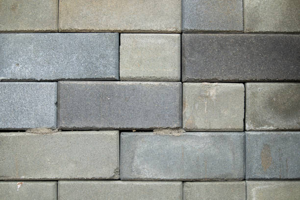 istock Concrete walls of various sizes are beautifully arranged in a beautiful background pattern. 2165890145