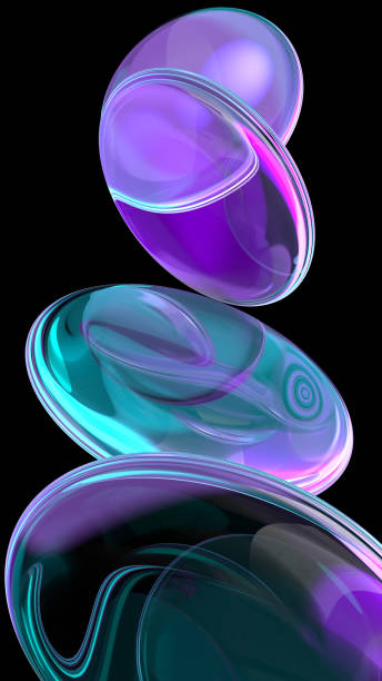 istock 3D illustration of rainbow-colored lenses 2165893440