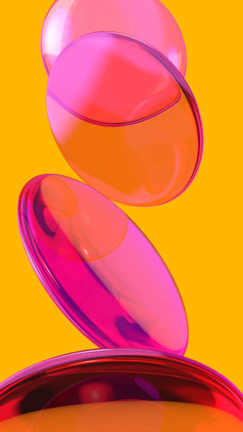 istock 3D illustration of rainbow-colored lenses 2165893464