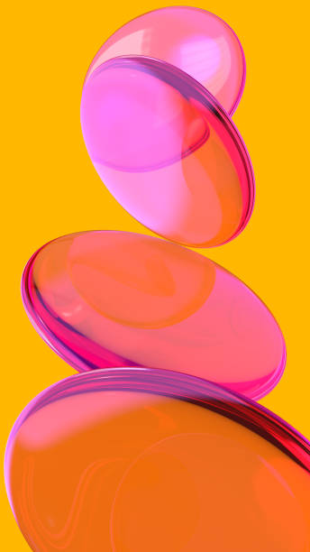 istock 3D illustration of rainbow-colored lenses 2165893485