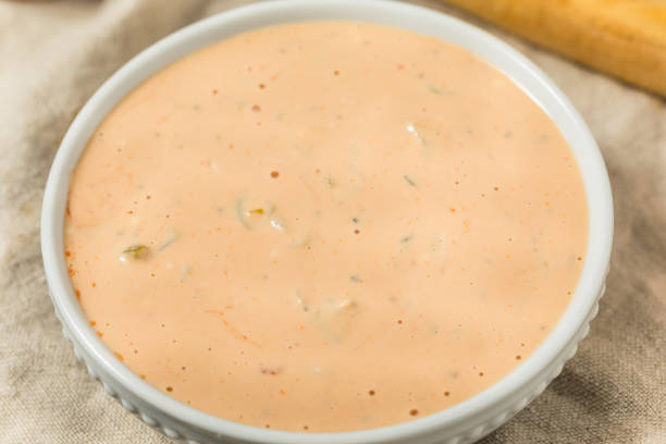 istock Spicy Homemade Burger Sauce with Pickle 2165897600