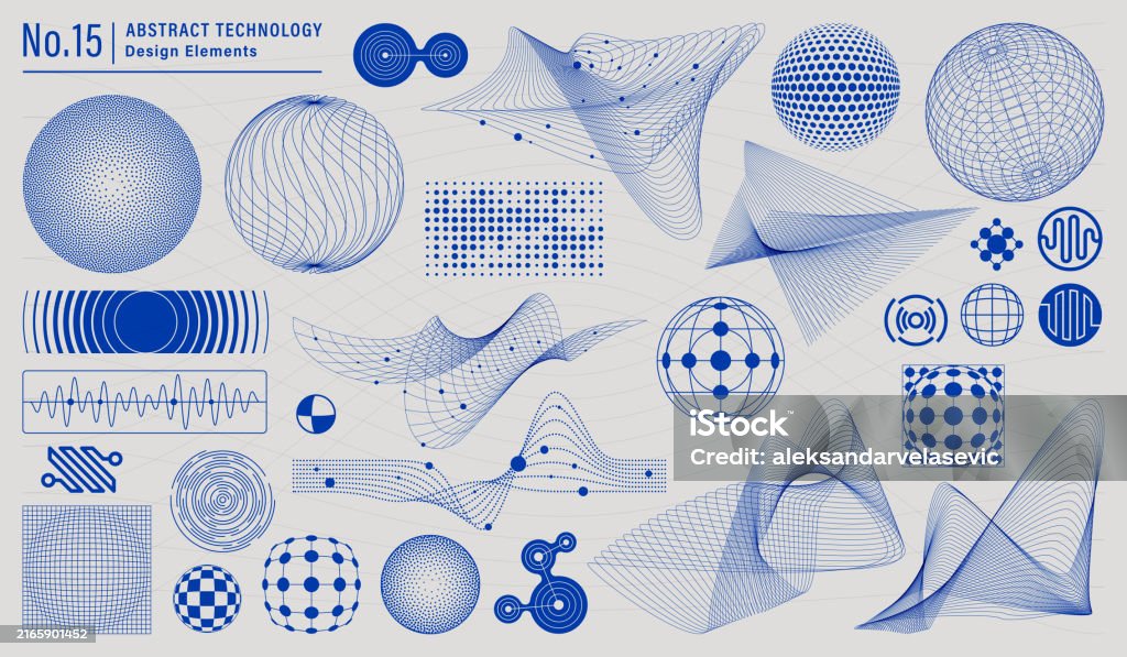 Abstract Technology Design Elements Stock Illustration - Download Image ...