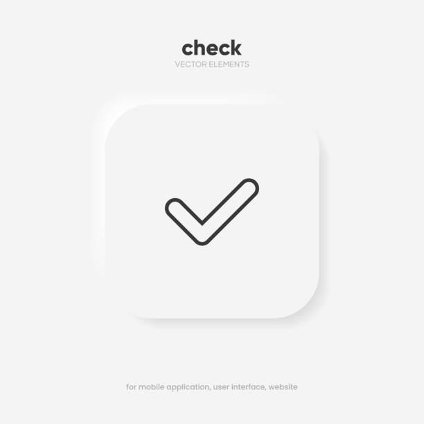 istock Checkmark, confirm, approve, appreciate, like symbol. Decline, reject, deny, dislike label badge flag button for mobile app, website, UI UX, promotion. High quality vector illustration EPS10 2165905771