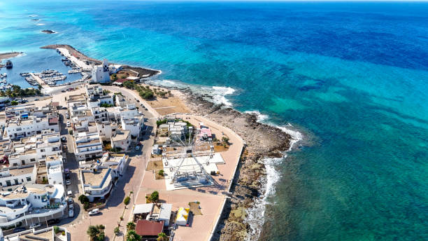 istock Torre San Giovanni, Italy, drone 2165907443
