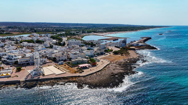 istock Torre San Giovanni, Italy, drone 2165911011