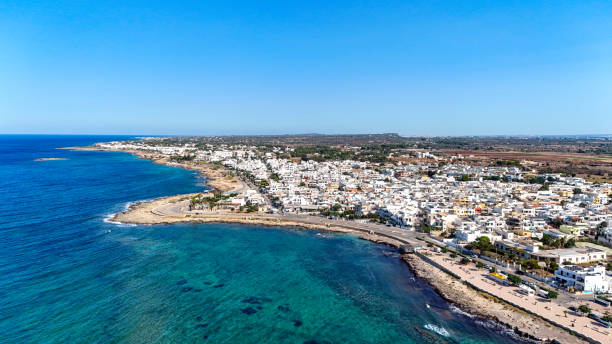 istock Torre San Giovanni, Italy, drone 2165911196