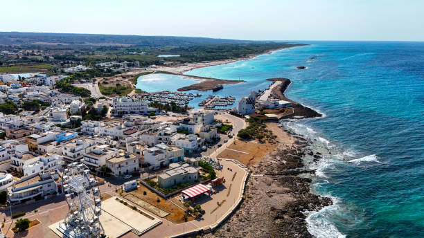 istock Torre San Giovanni, Italy, drone 2165913334