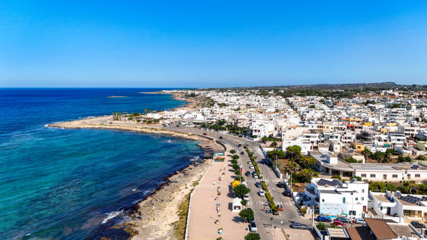 istock Torre San Giovanni, Italy, drone 2165917638