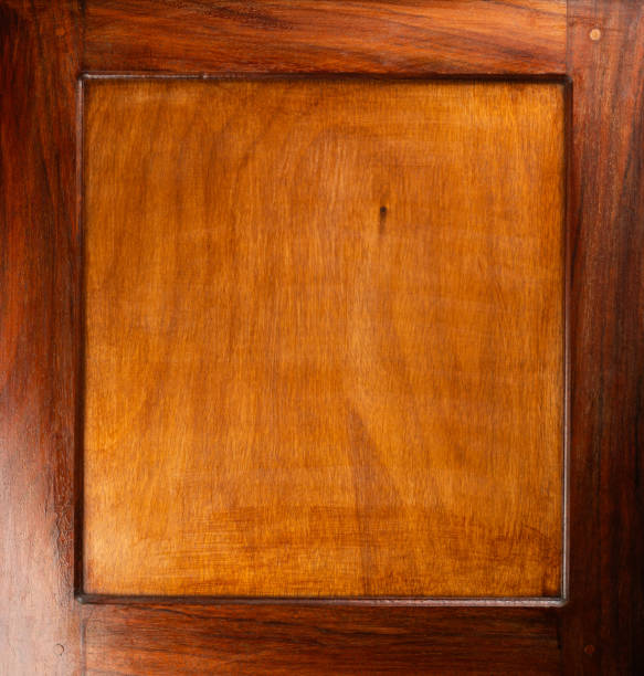istock Wooden plank with brown frame 2165926337