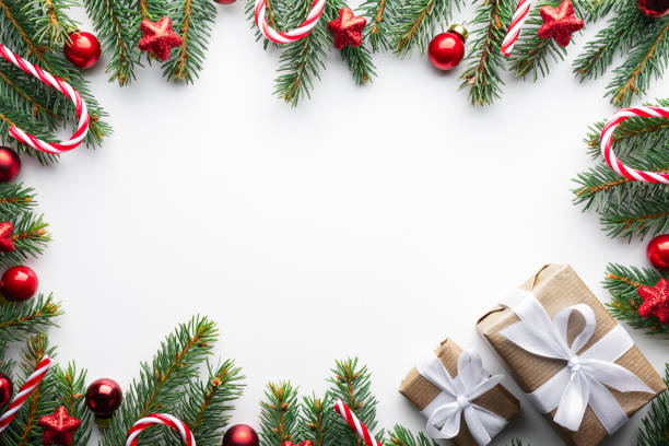 istock Creative Christmas background with Christmas balls 2165935081